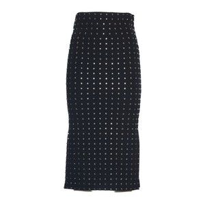 Sportmax Black Scuba Jersey Maxi Skirt - NWT